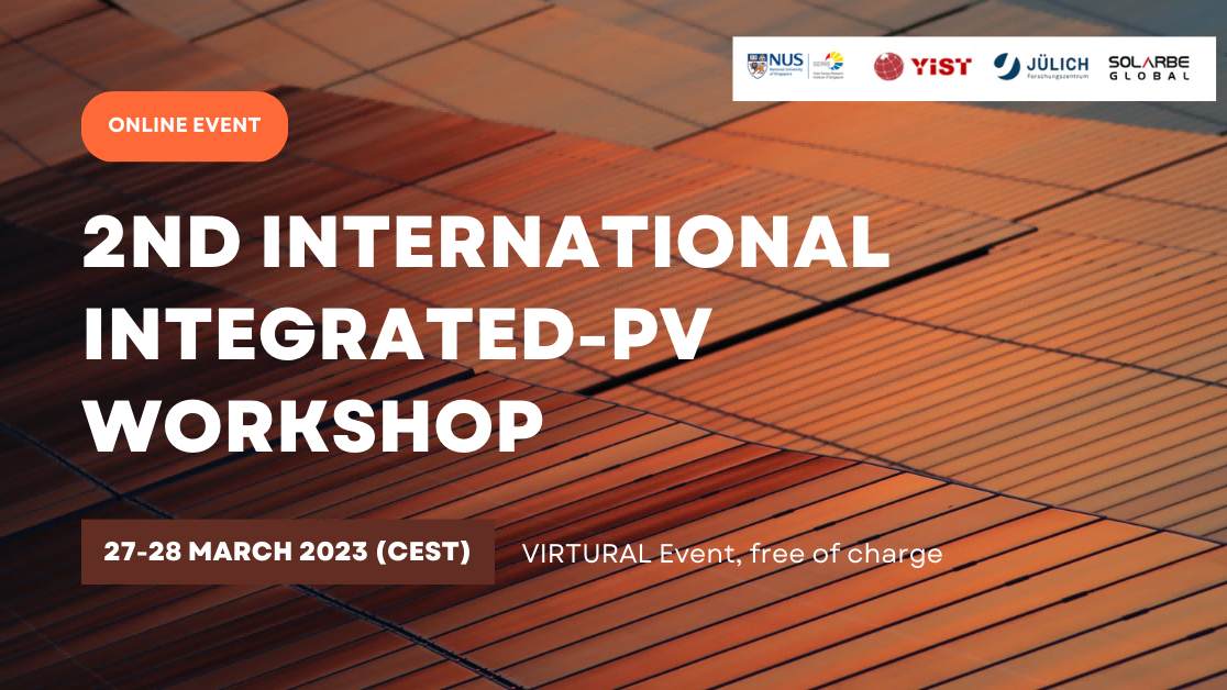 2nd International Integrated-PV Workshop封面